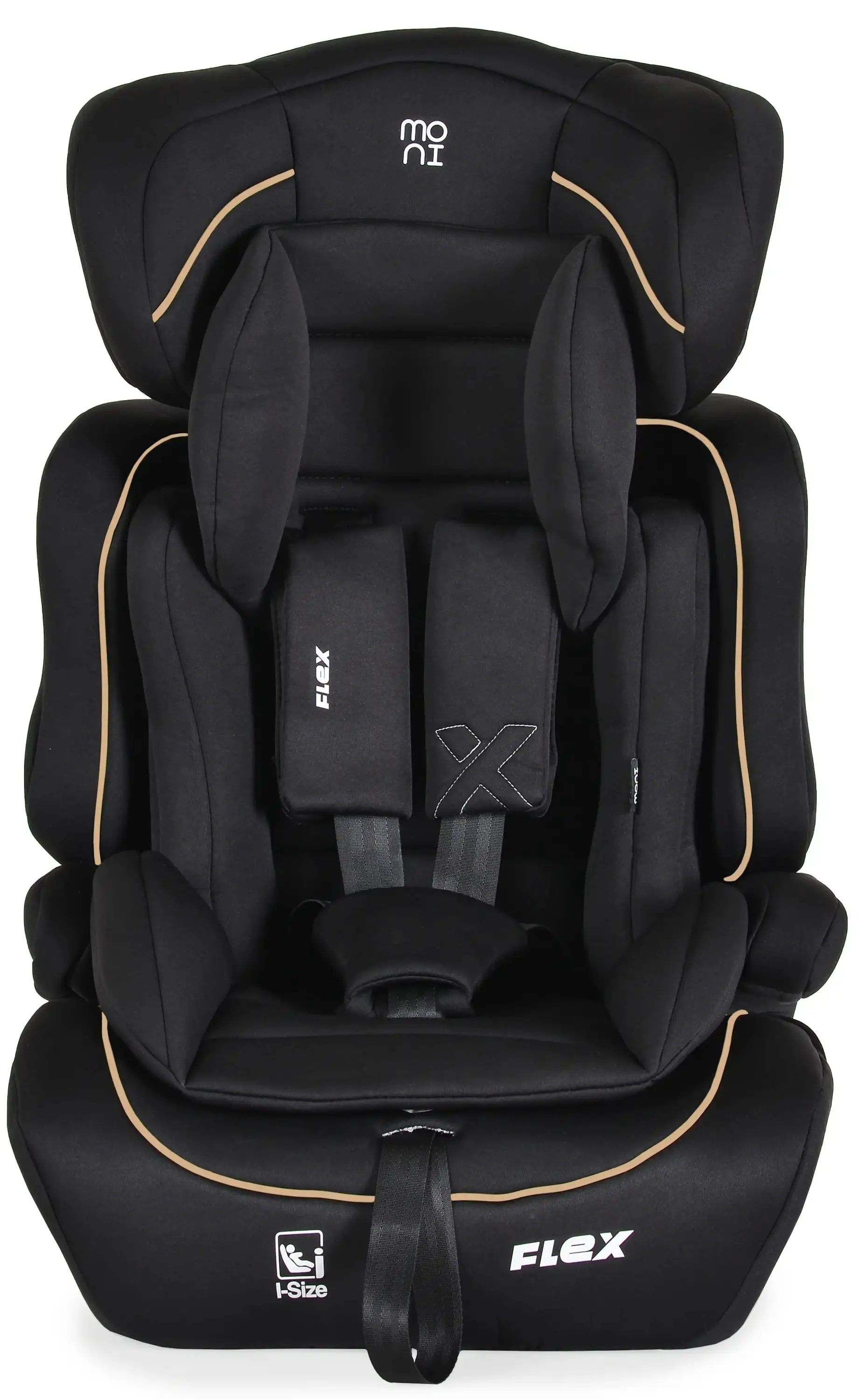 Scaun auto Moni Flex i-Size (Black/Beige)