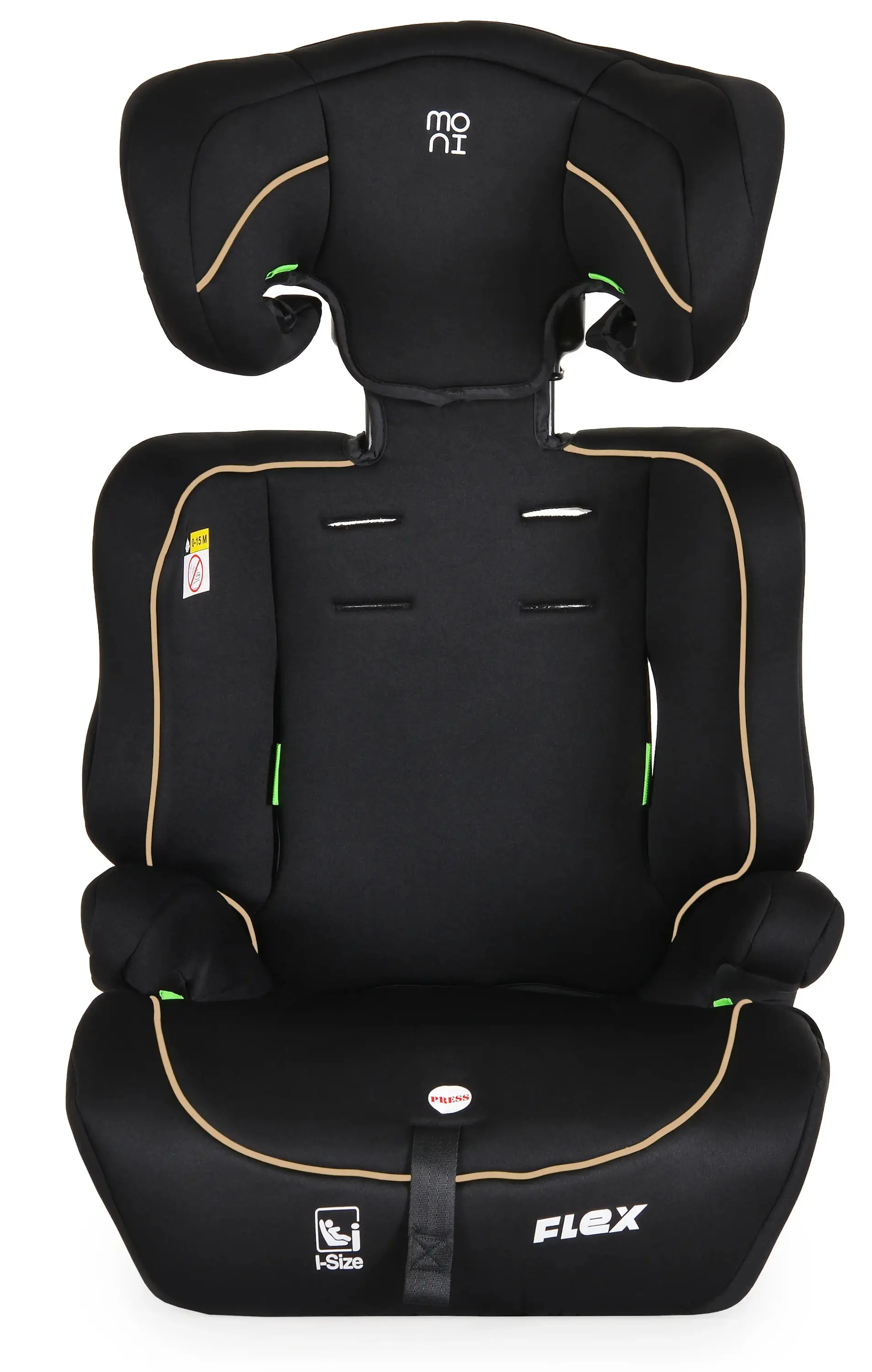 Scaun auto Moni Flex i-Size (Black/Beige)