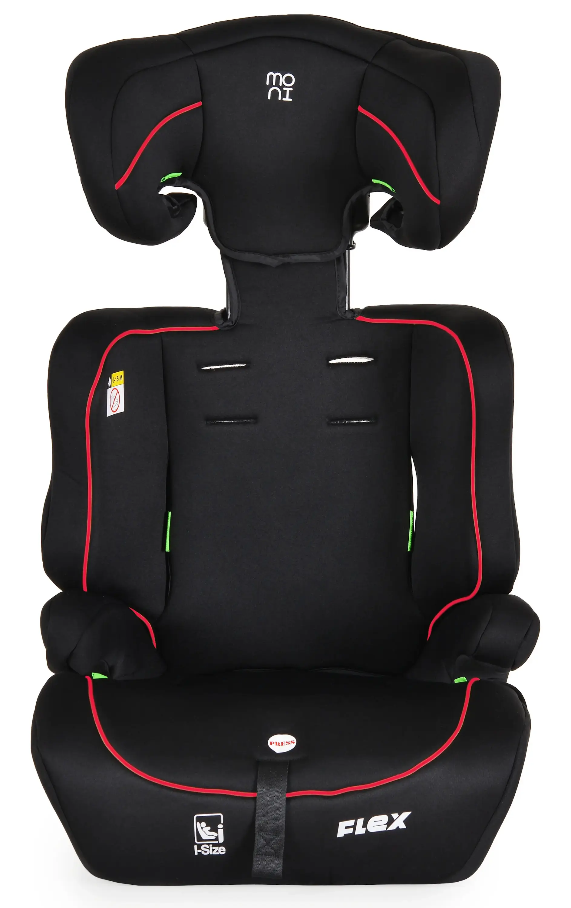 Scaun auto Moni Flex i-Size (Black/Red)