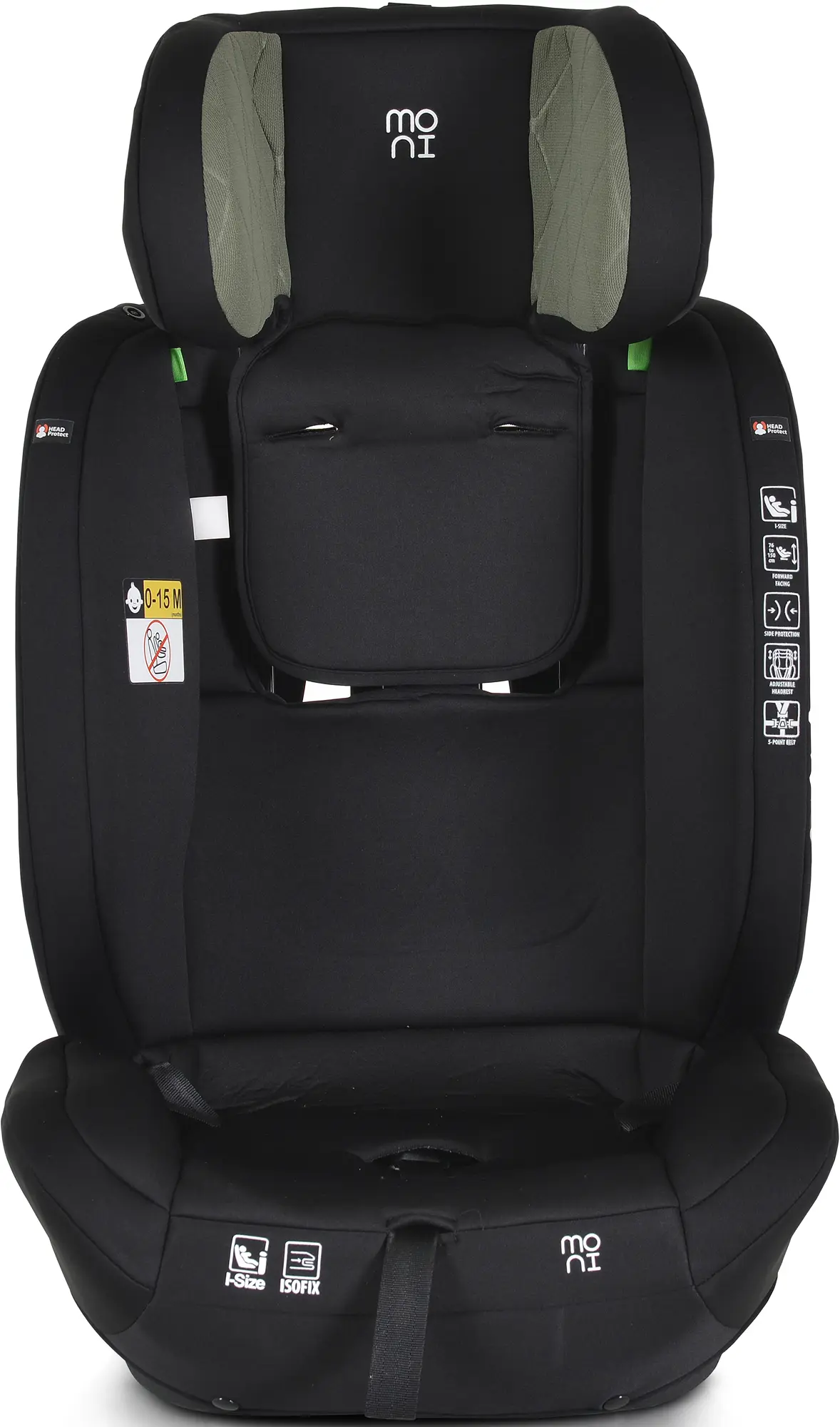 Автокресло Moni i-Safe (Green/Black) - 2