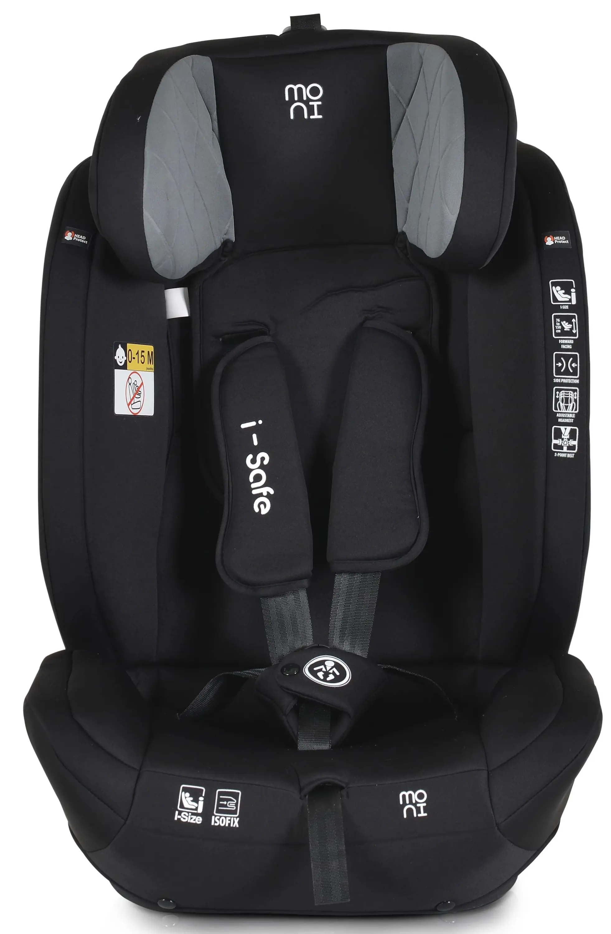 Автокресло Moni Isafe i-Size (Grey) - 2