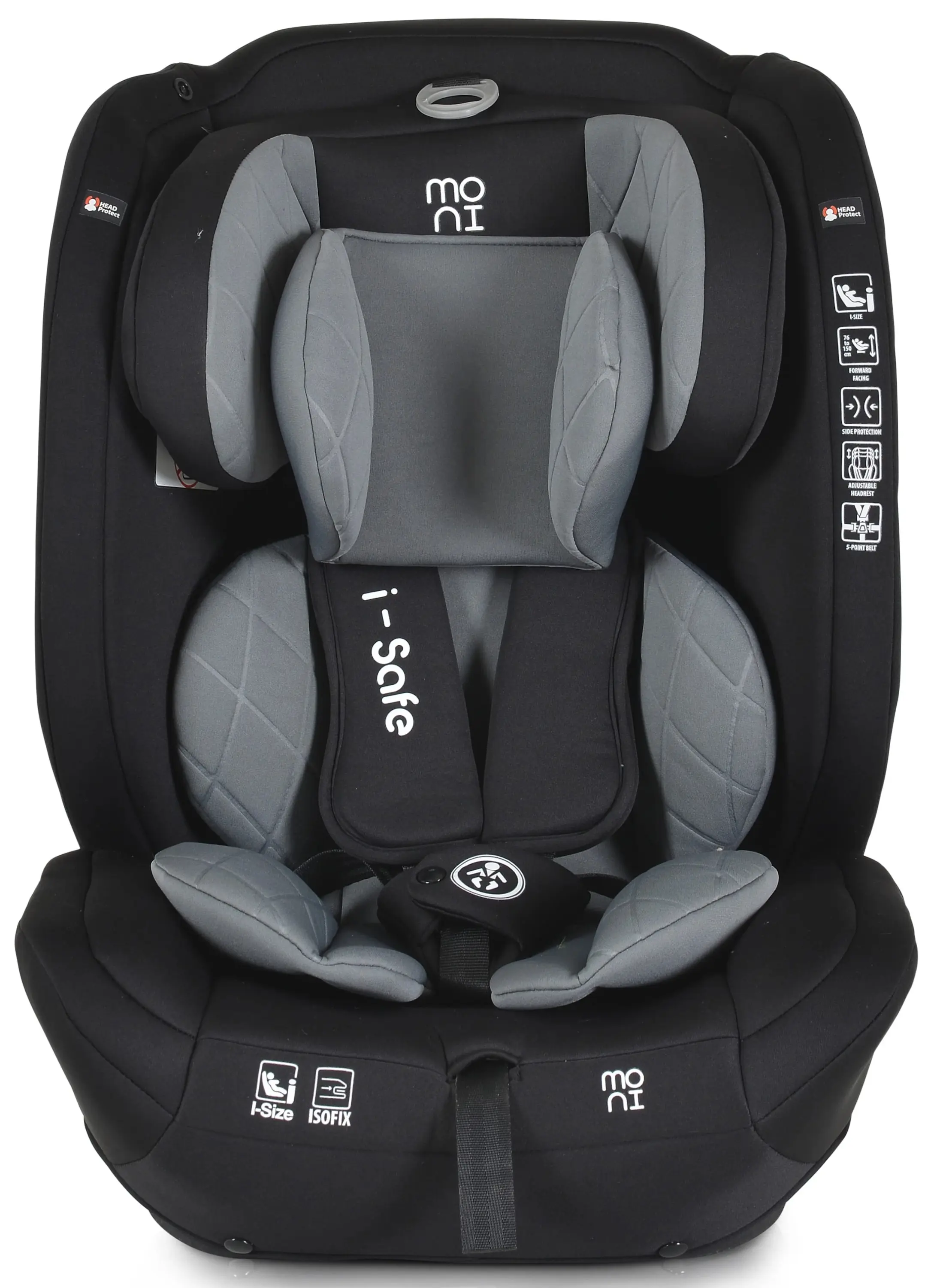 Автокресло Moni Isafe i-Size (Grey) - 3