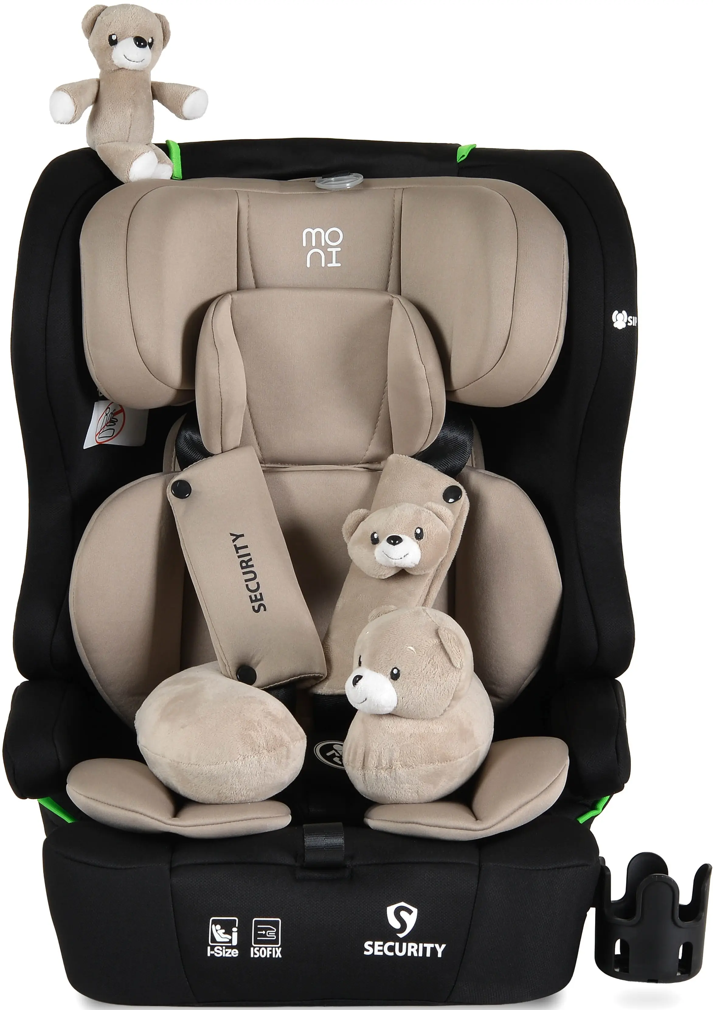 Scaun auto Moni Security (Cool Beige) - 2
