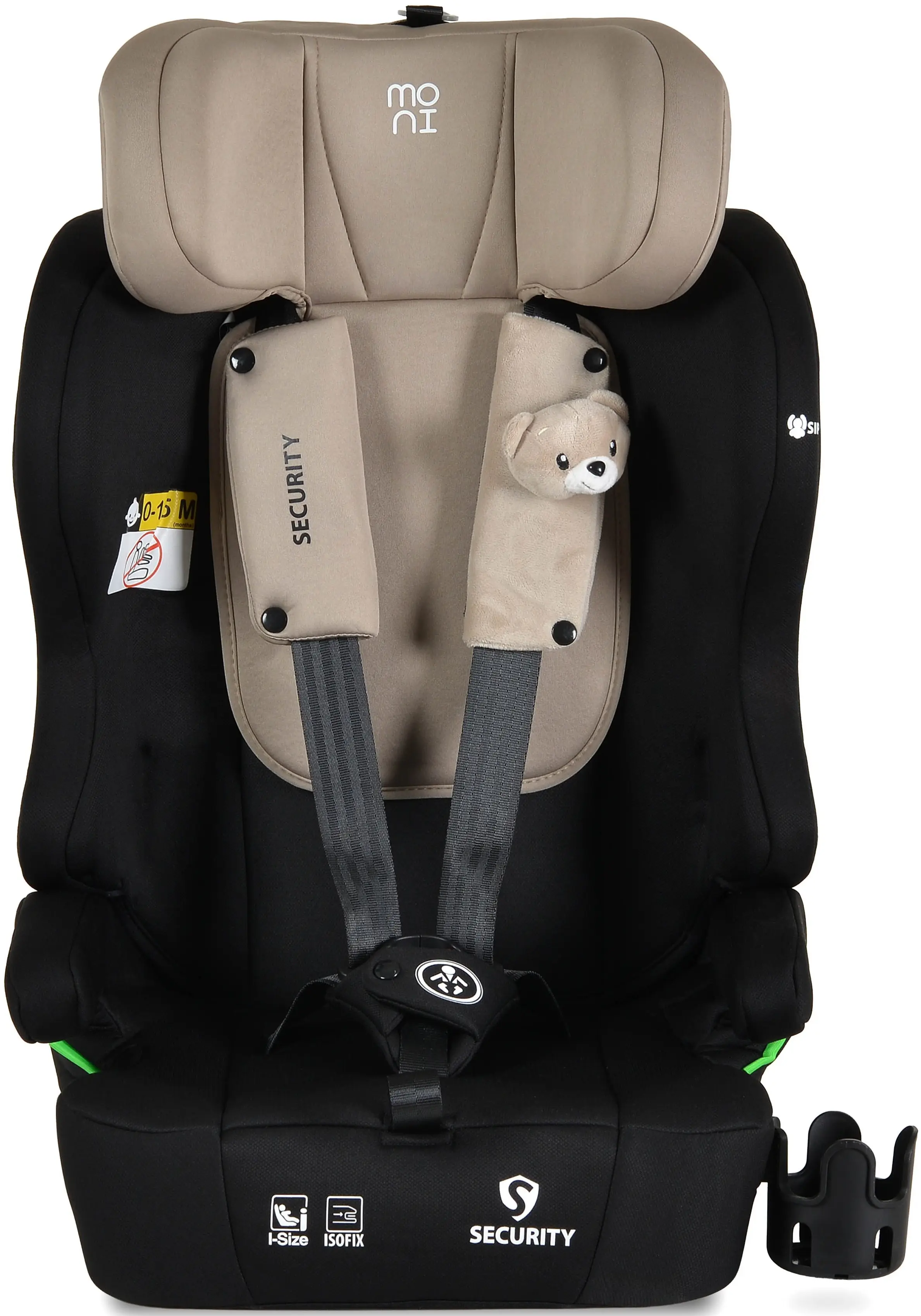 Scaun auto Moni Security (Cool Beige) - 4