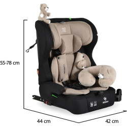 Scaun auto Moni Security (Cool Beige) Thumb