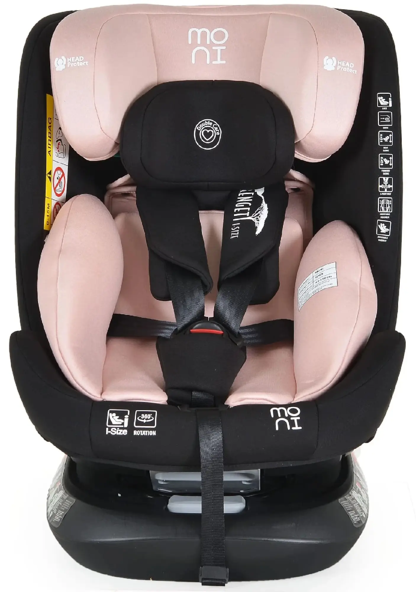 Scaun auto Moni Serengeti (Gently Pink) - 3