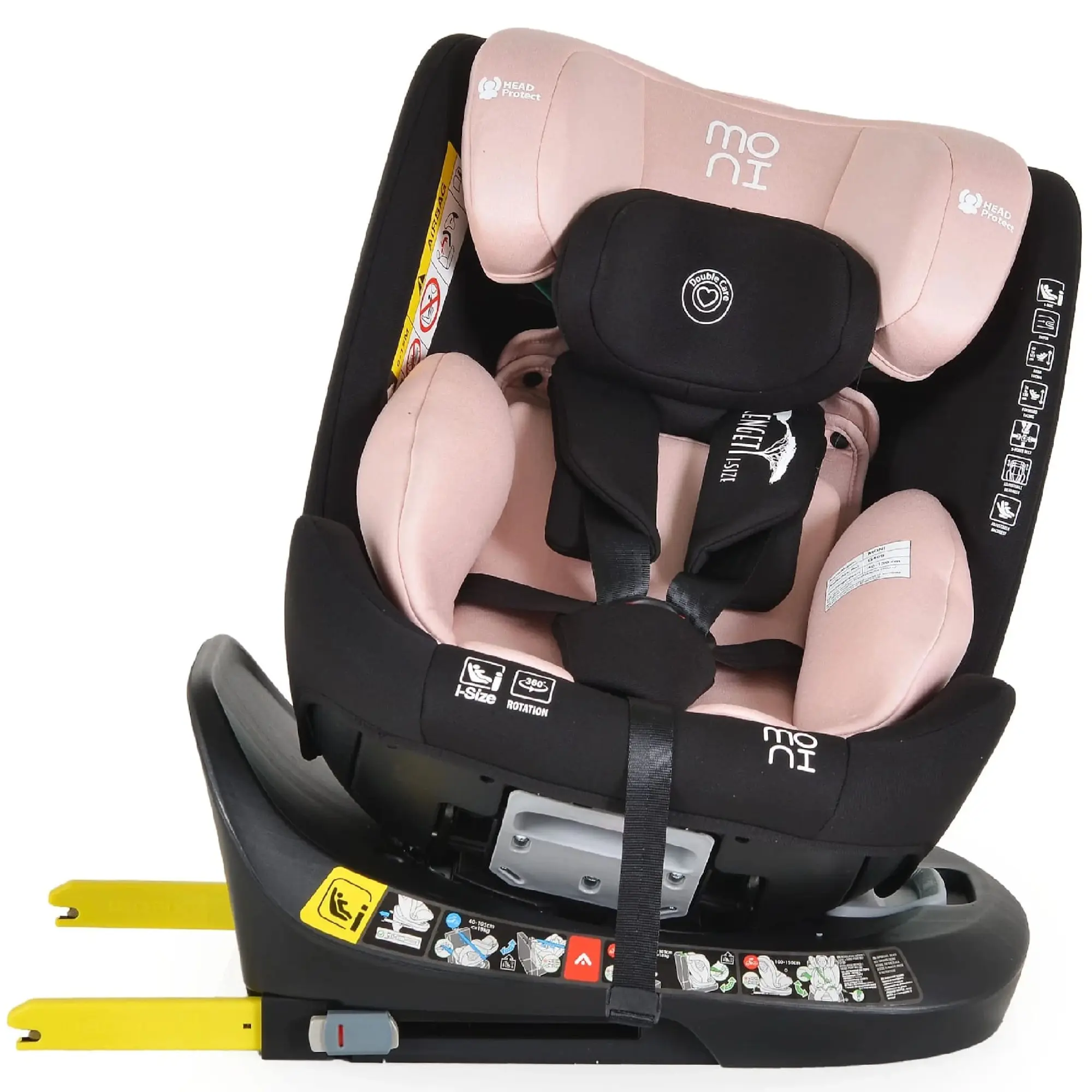 Scaun auto Moni Serengeti (Gently Pink) - 4