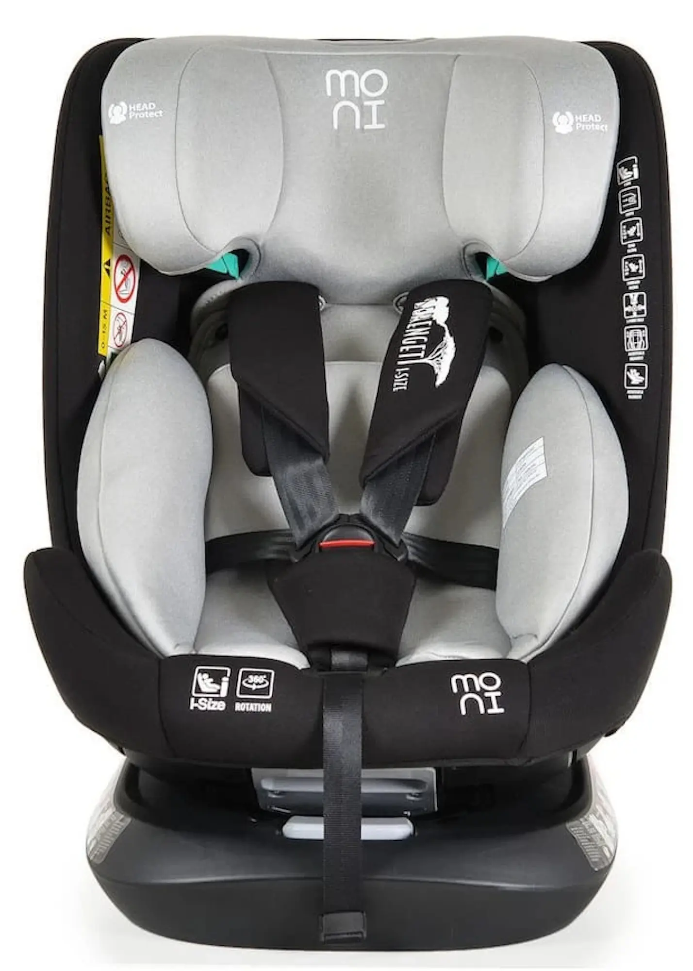 Scaun auto Moni Serengeti (Light Grey) - 2