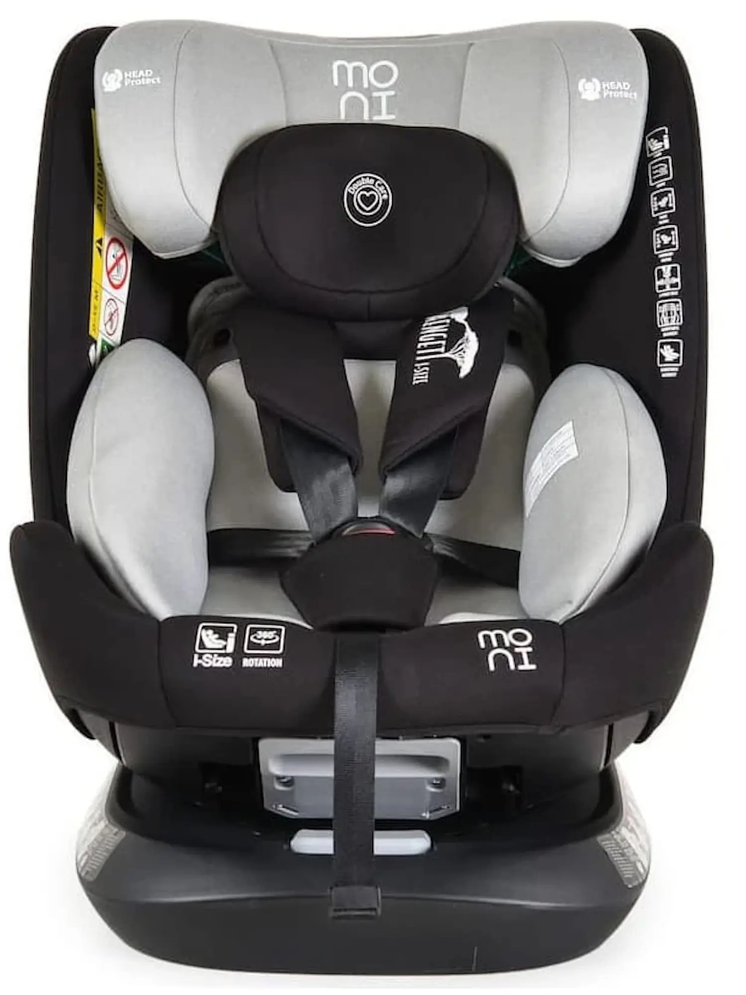 Scaun auto Moni Serengeti (Light Grey) - 3