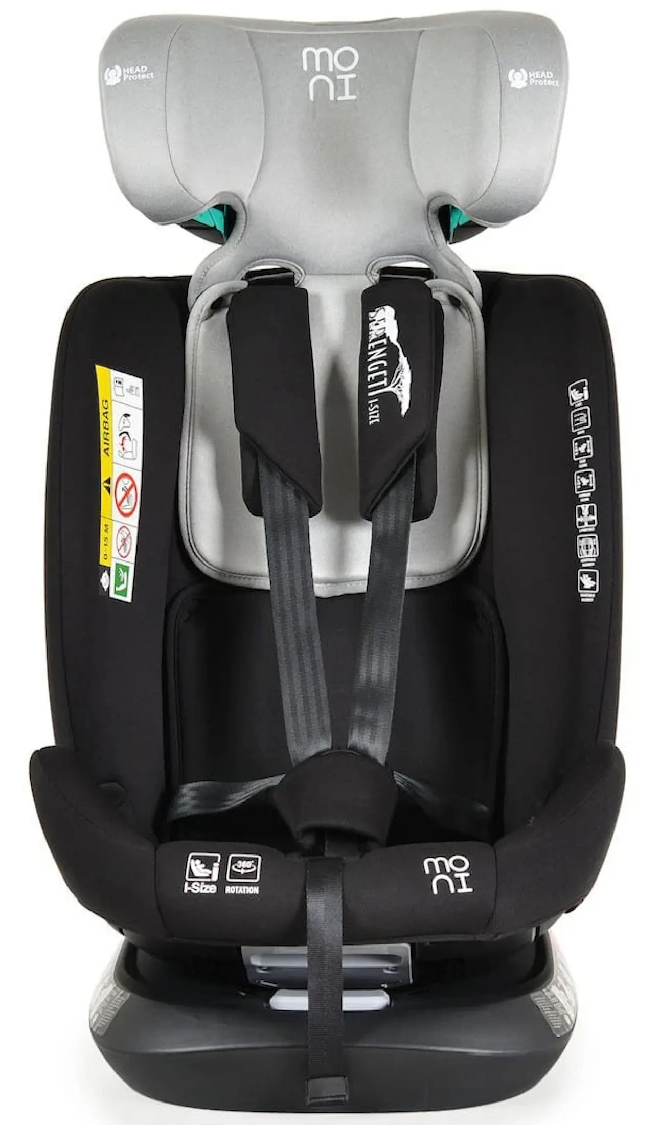 Scaun auto Moni Serengeti (Light Grey) - 4