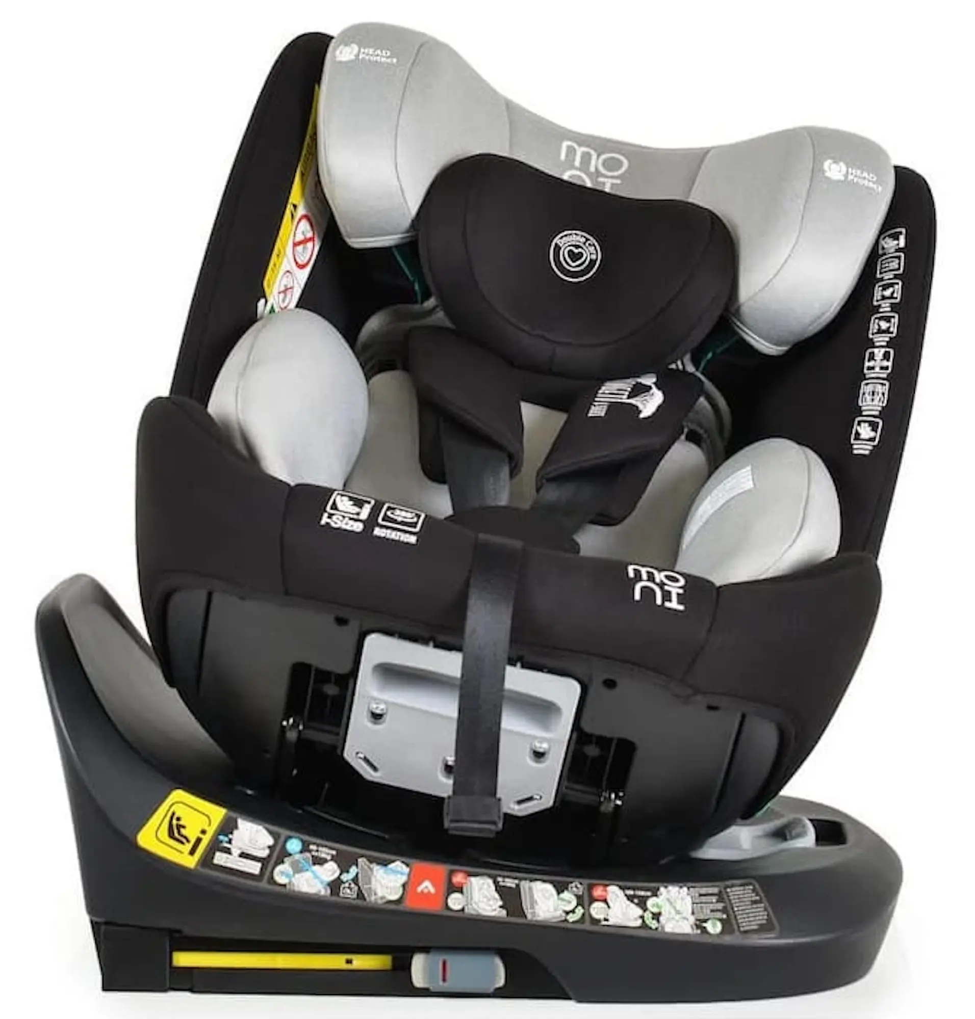 Scaun auto Moni Serengeti (Light Grey) - 5