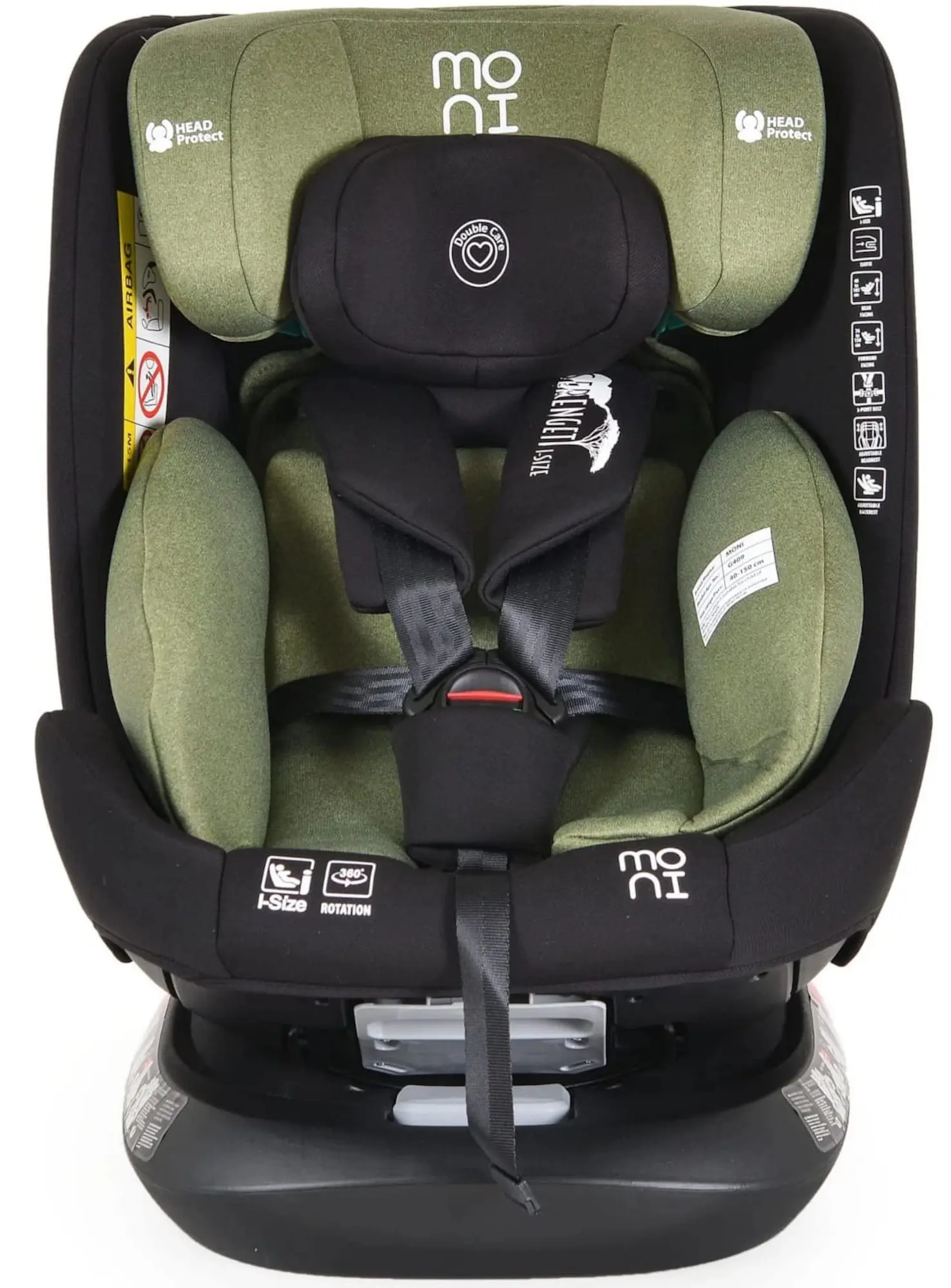 Scaun auto Moni Serengeti (Sky Green) - 2