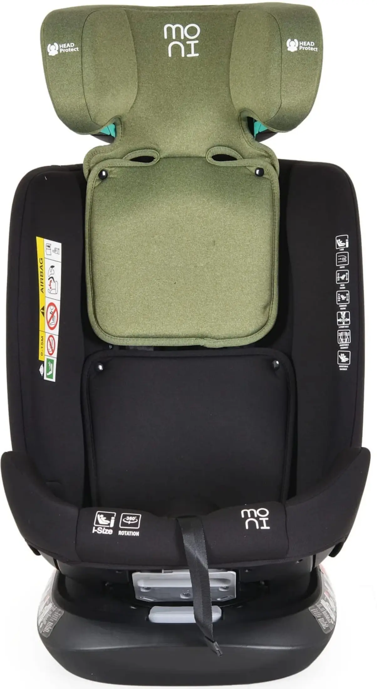 Scaun auto Moni Serengeti (Sky Green) - 5