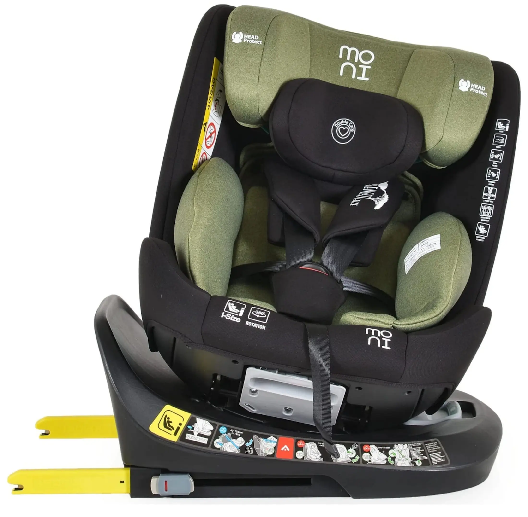 Scaun auto Moni Serengeti (Sky Green) - 6