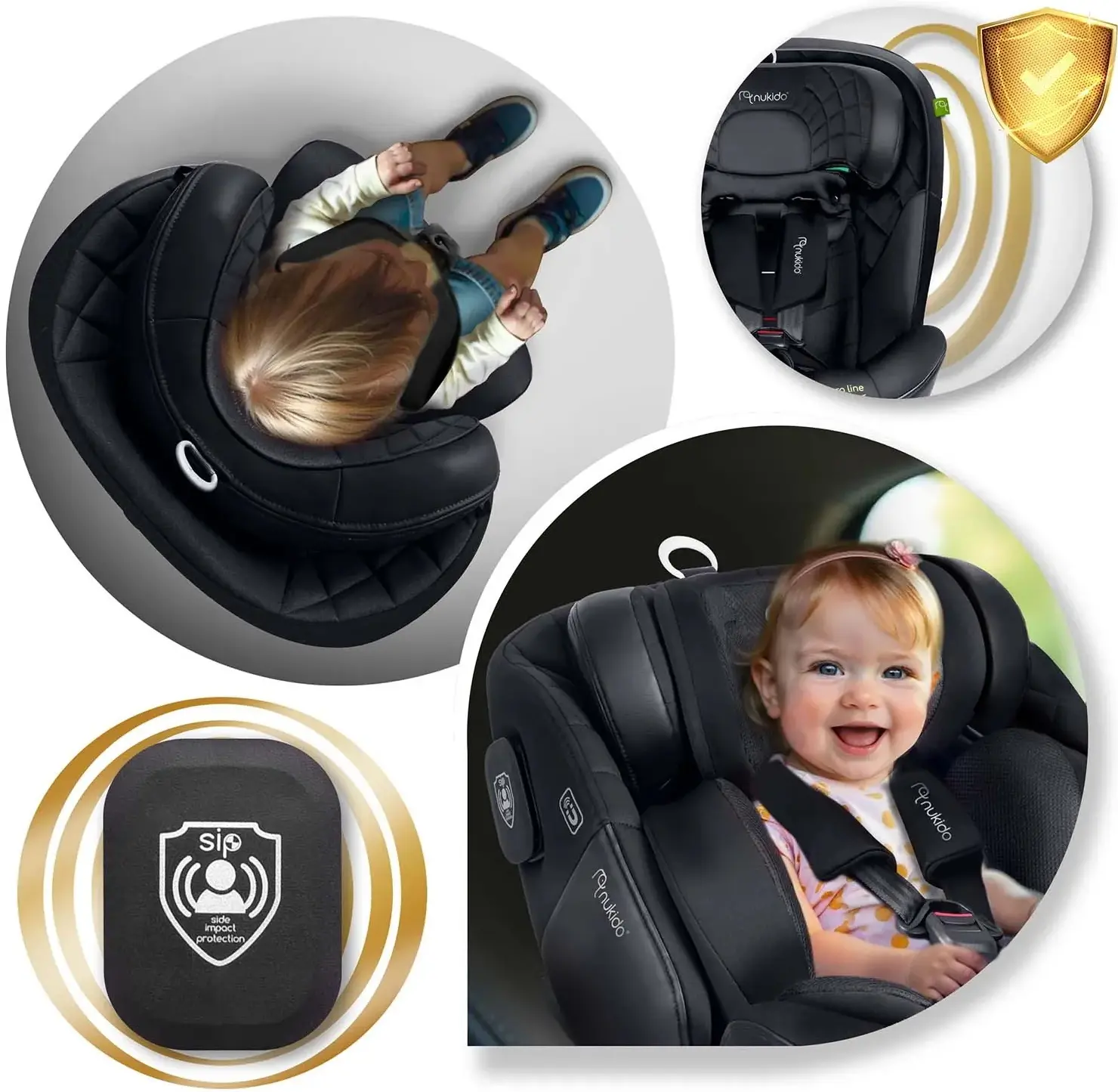 Автокресло Nukido Aero Line 710120 (Black) - 6