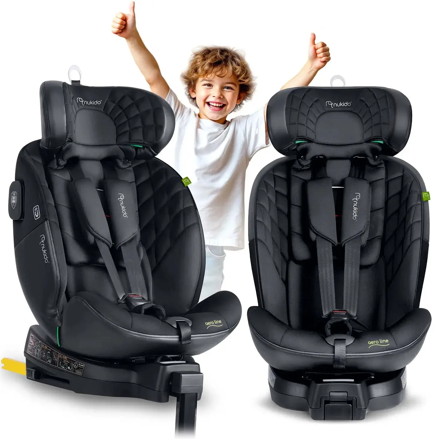 Автокресло Nukido Aero Line 710120 (Black) - 8