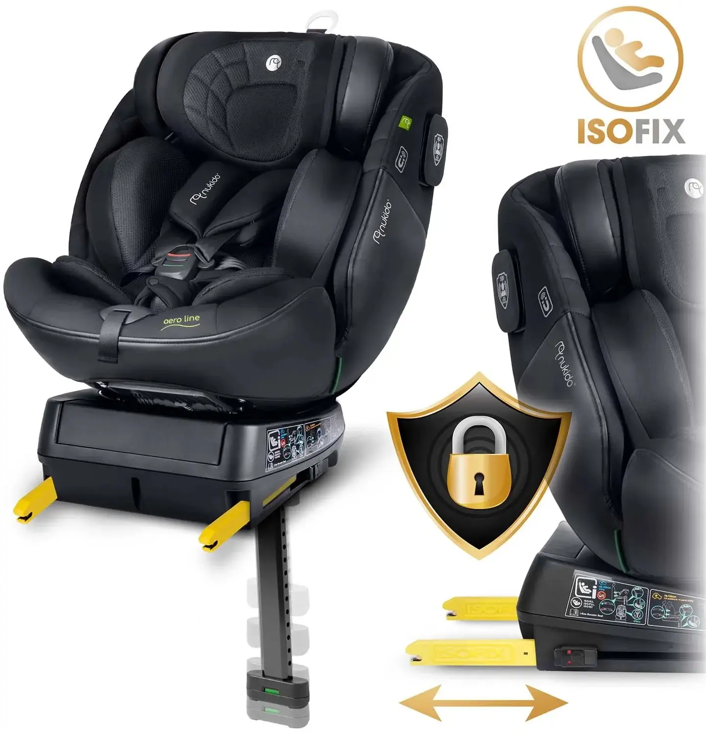 Автокресло Nukido Aero Line 710120 (Black) - 10