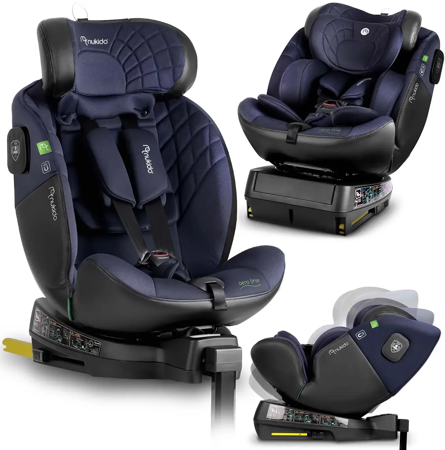 Автокресло Nukido Aero Line 710121 (Black/Dark Blue) - 3