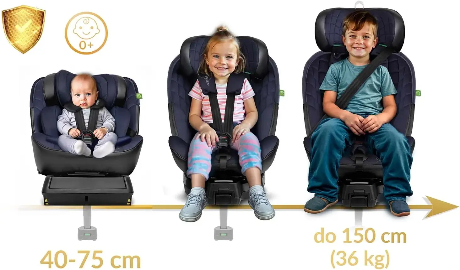 Автокресло Nukido Aero Line 710121 (Black/Dark Blue) - 7
