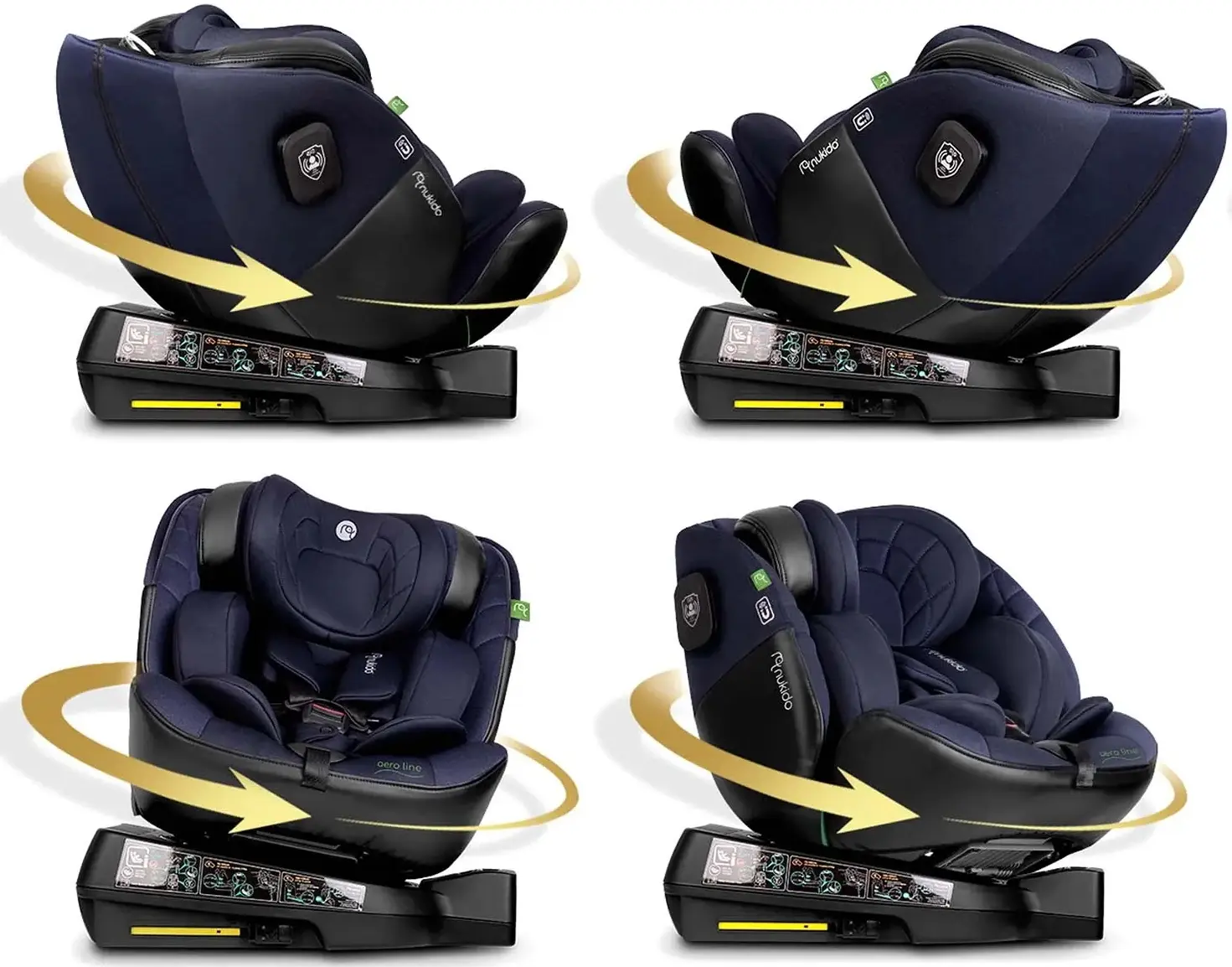 Автокресло Nukido Aero Line 710121 (Black/Dark Blue) - 9