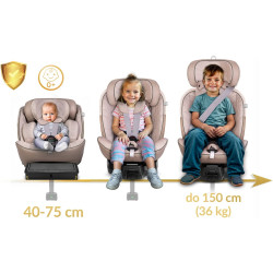 Scaun auto Nukido Aero Line 710122 (Light Brown) Thumb