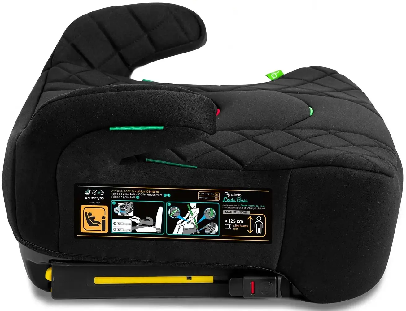 Scaun auto Nukido Louis Base 710200 (Black) - 2