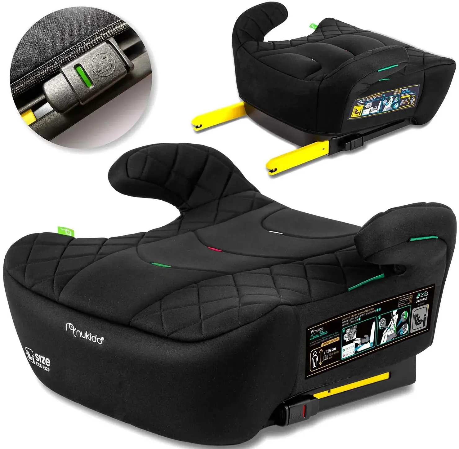 Scaun auto Nukido Louis Base 710200 (Black) - 3