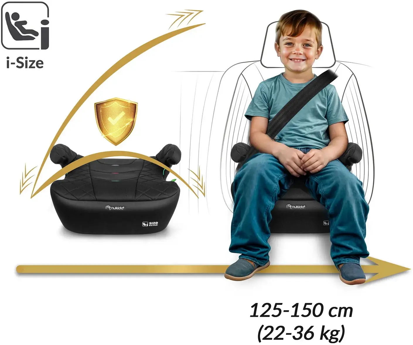 Scaun auto Nukido Louis Base 710200 (Black) - 6
