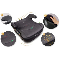 Scaun auto Nukido Louis Base 710201 (Black/Grey) Thumb