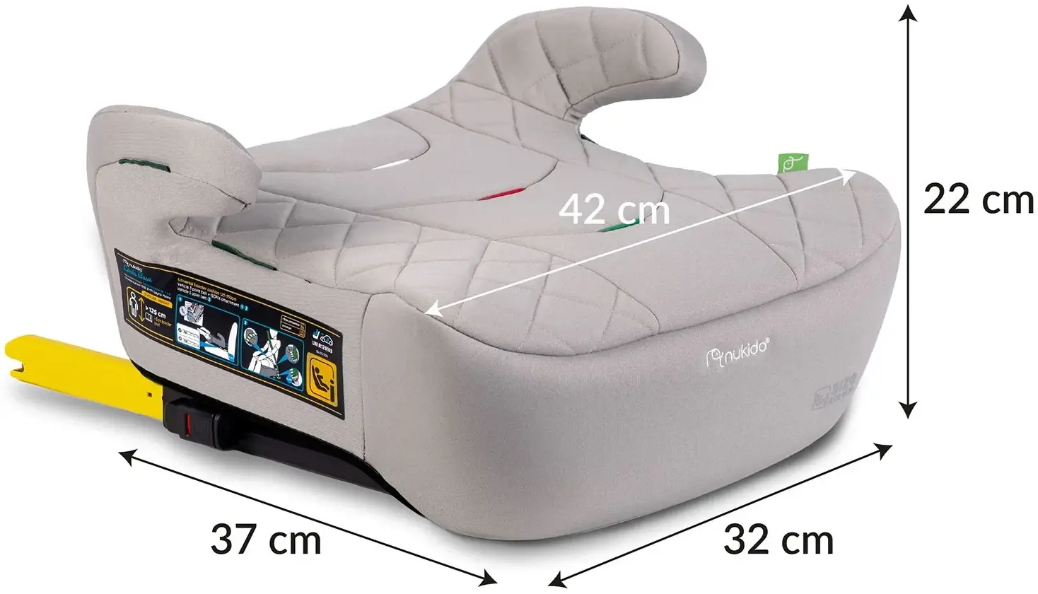Автокресло Nukido Louis Base 710202 (Light Grey) - 2