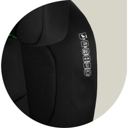 Scaun auto Nukido Louis Soft 710010 (Black) Thumb