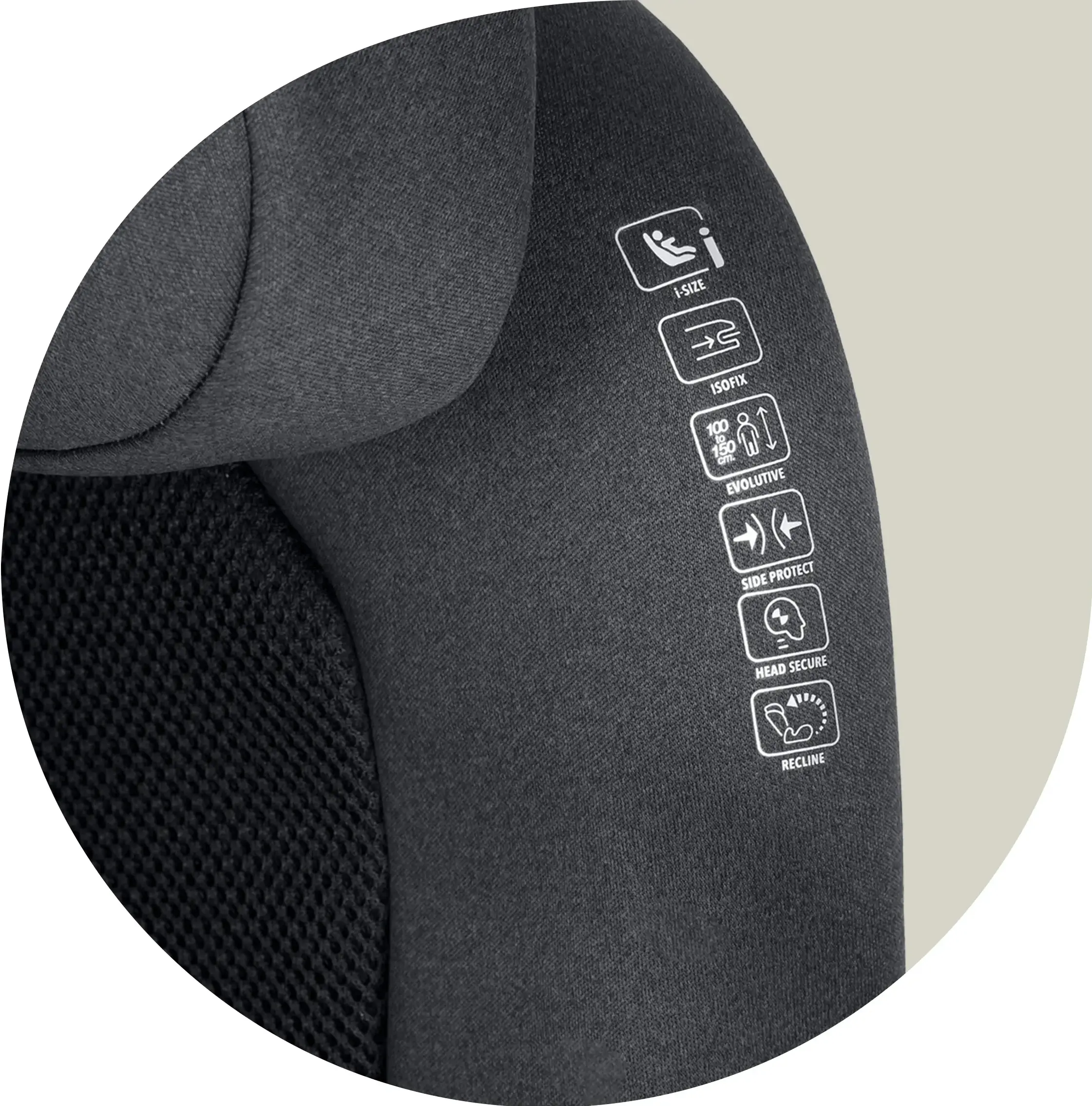 Scaun auto Nukido Louis Soft 710011 (Dark Grey) - 10