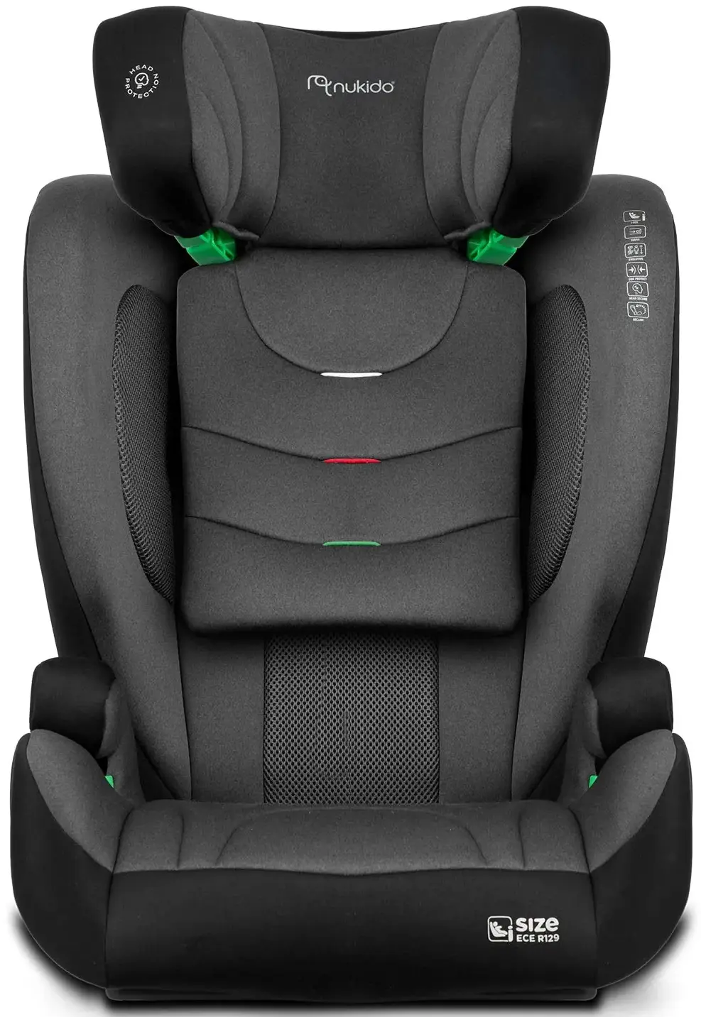 Scaun auto Nukido Louis Soft 710012 (Grey/Black) - 3