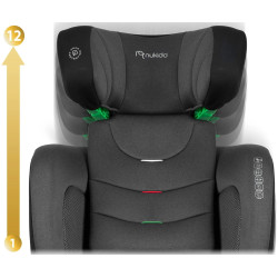 Scaun auto Nukido Louis Soft 710012 (Grey/Black) Thumb
