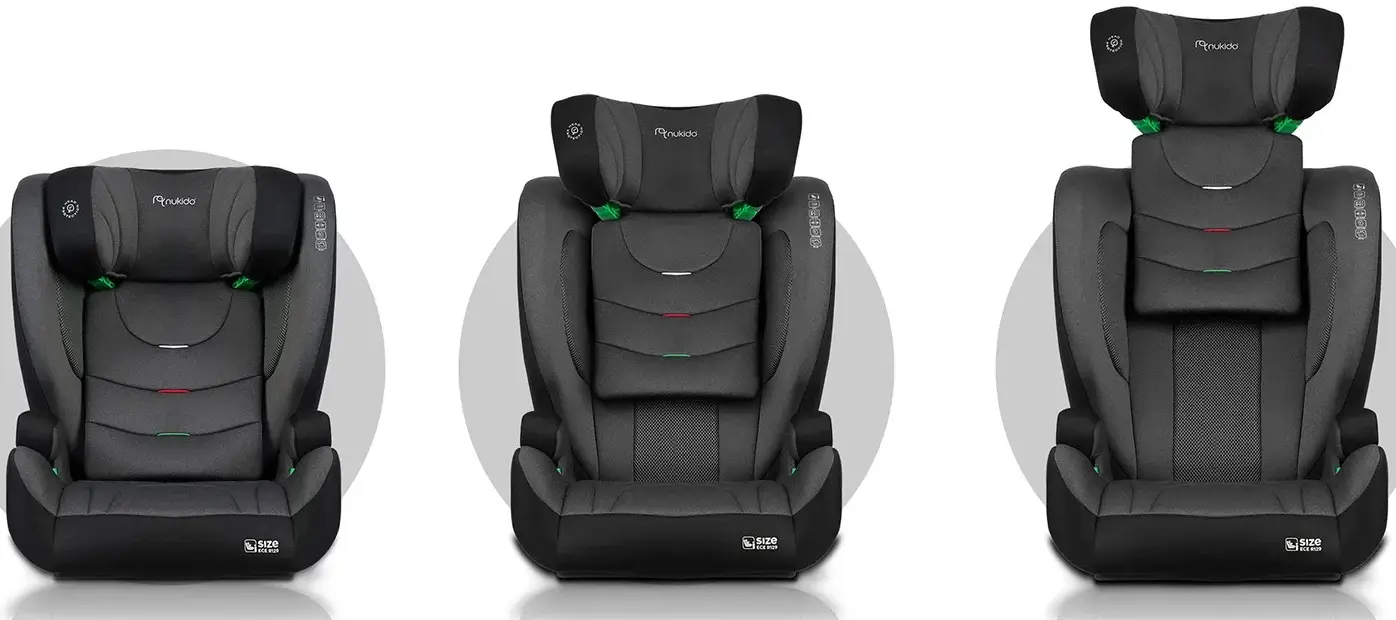 Scaun auto Nukido Louis Soft 710012 (Grey/Black) - 7