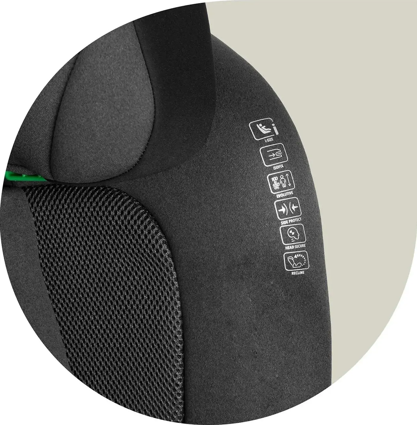 Scaun auto Nukido Louis Soft 710012 (Grey/Black) - 10