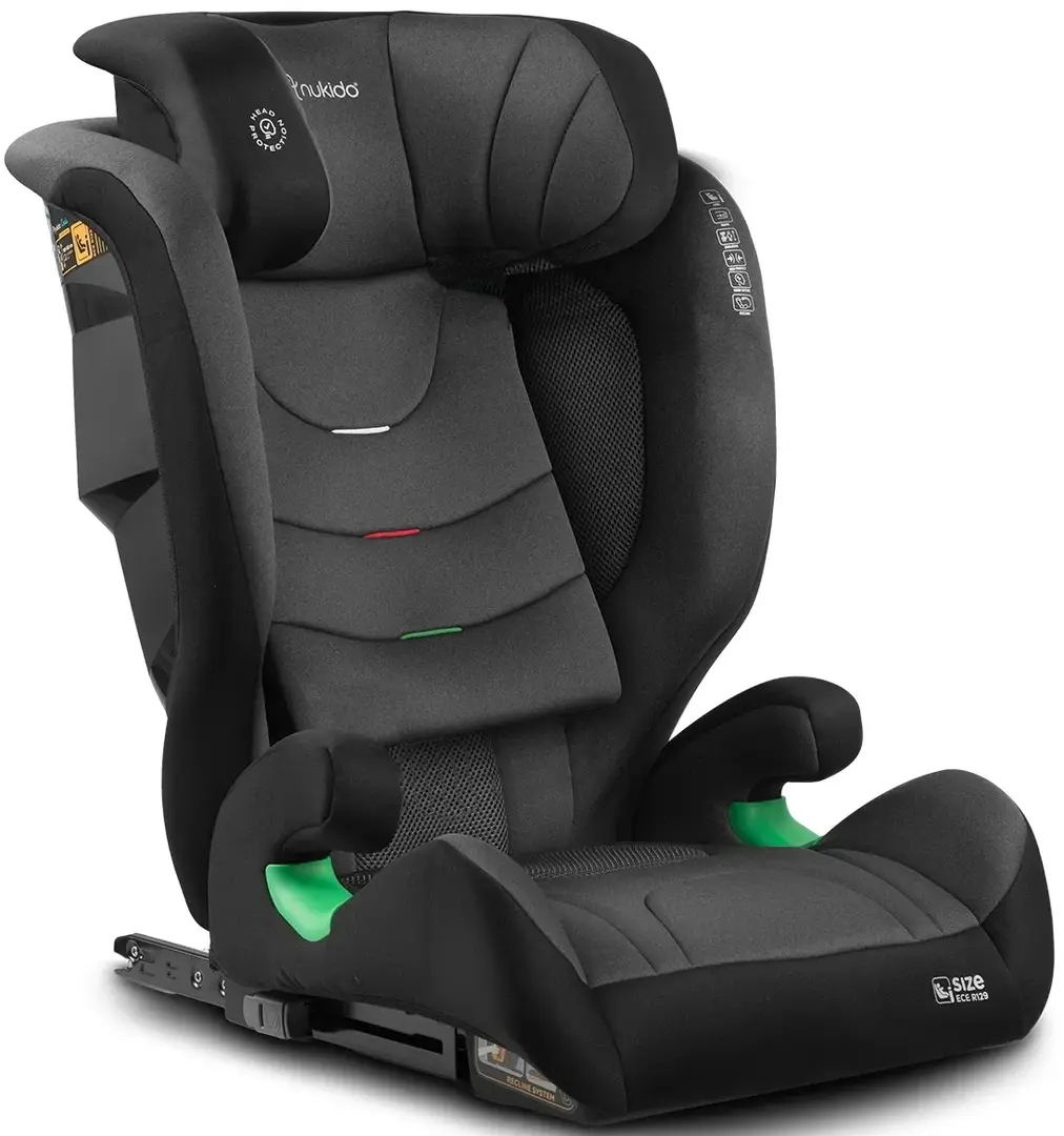Scaun auto Nukido Louis Soft 710012 (Grey/Black)