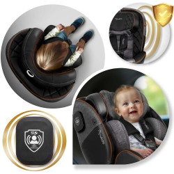 Автокресло Nukido Prestige Line 710100 (Black/Heather Grey) Thumb