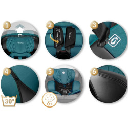 Автокресло Nukido Prestige Line 710101 (Black/Blue) Thumb