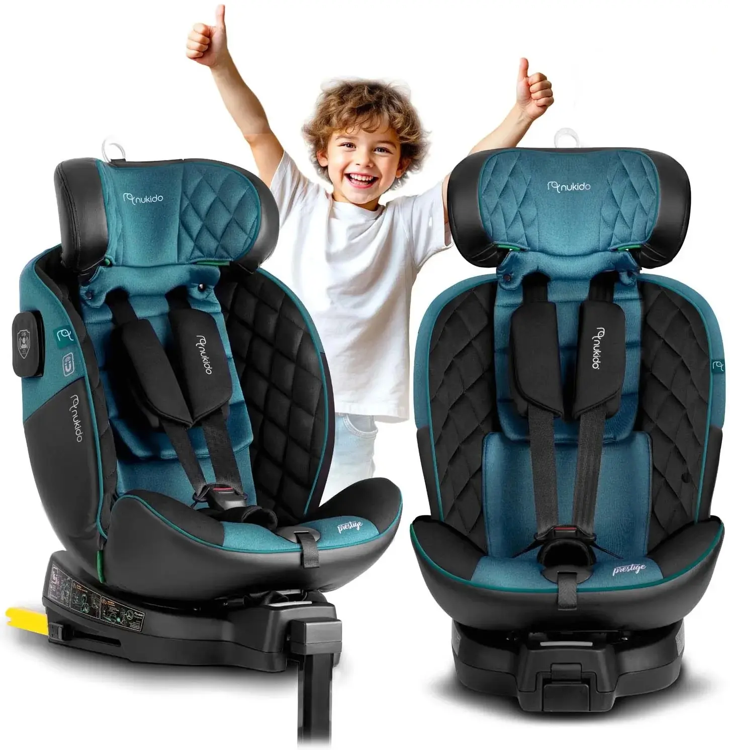 Автокресло Nukido Prestige Line 710101 (Black/Blue) - 14