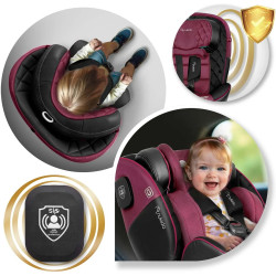 Автокресло Nukido Prestige Line 710102 (Black/Pink) Thumb