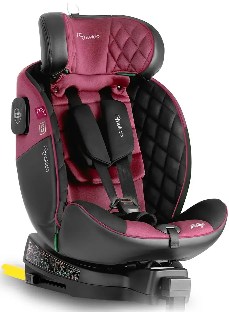 Автокресло Nukido Prestige Line 710102 (Black/Pink)