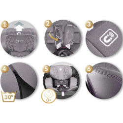 Автокресло Nukido Prestige Line 710103 (Grey) Thumb