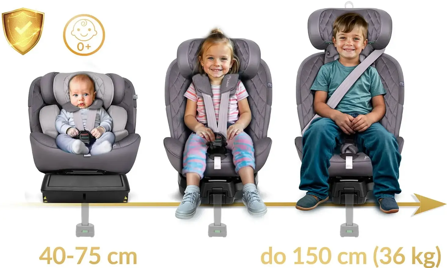 Автокресло Nukido Prestige Line 710103 (Grey) - 9