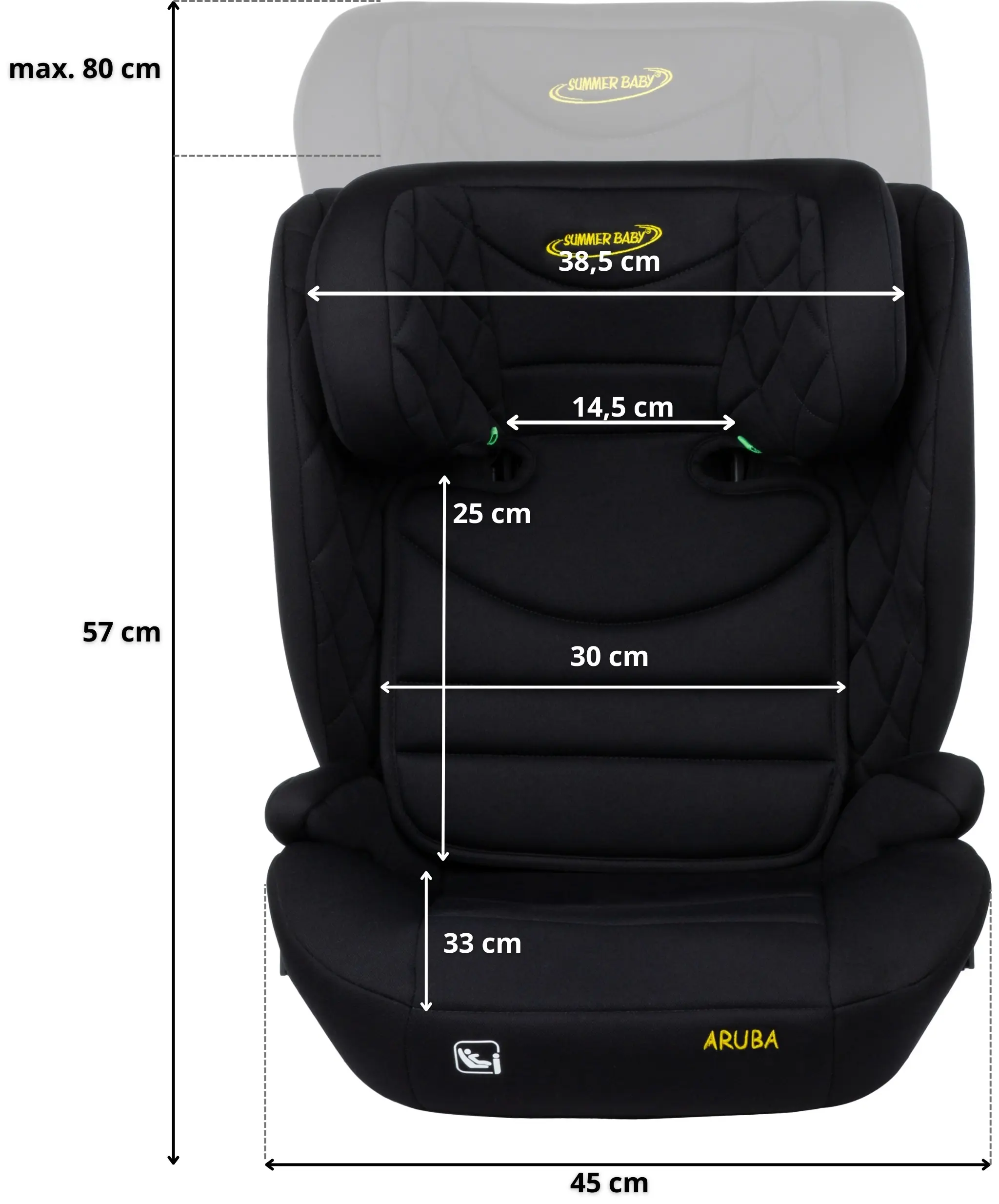 Автокресло Summer Baby Aruba (Black) - 6