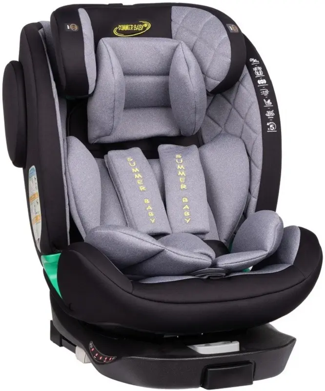 Scaun auto Summer Baby Ibiza (Grey/Black) - 2