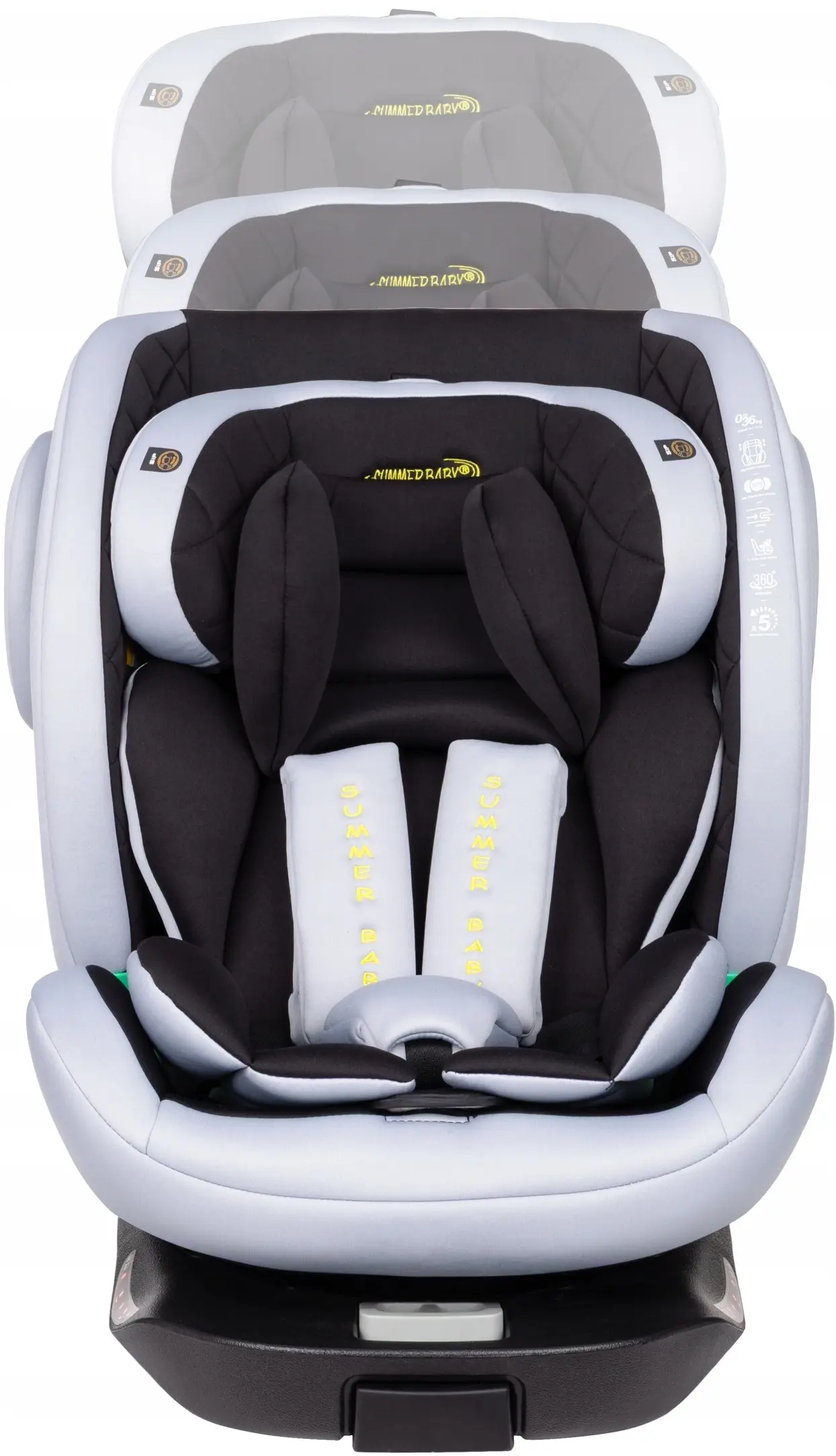 Scaun auto Summer Baby Ibiza (Grey/Black) - 3