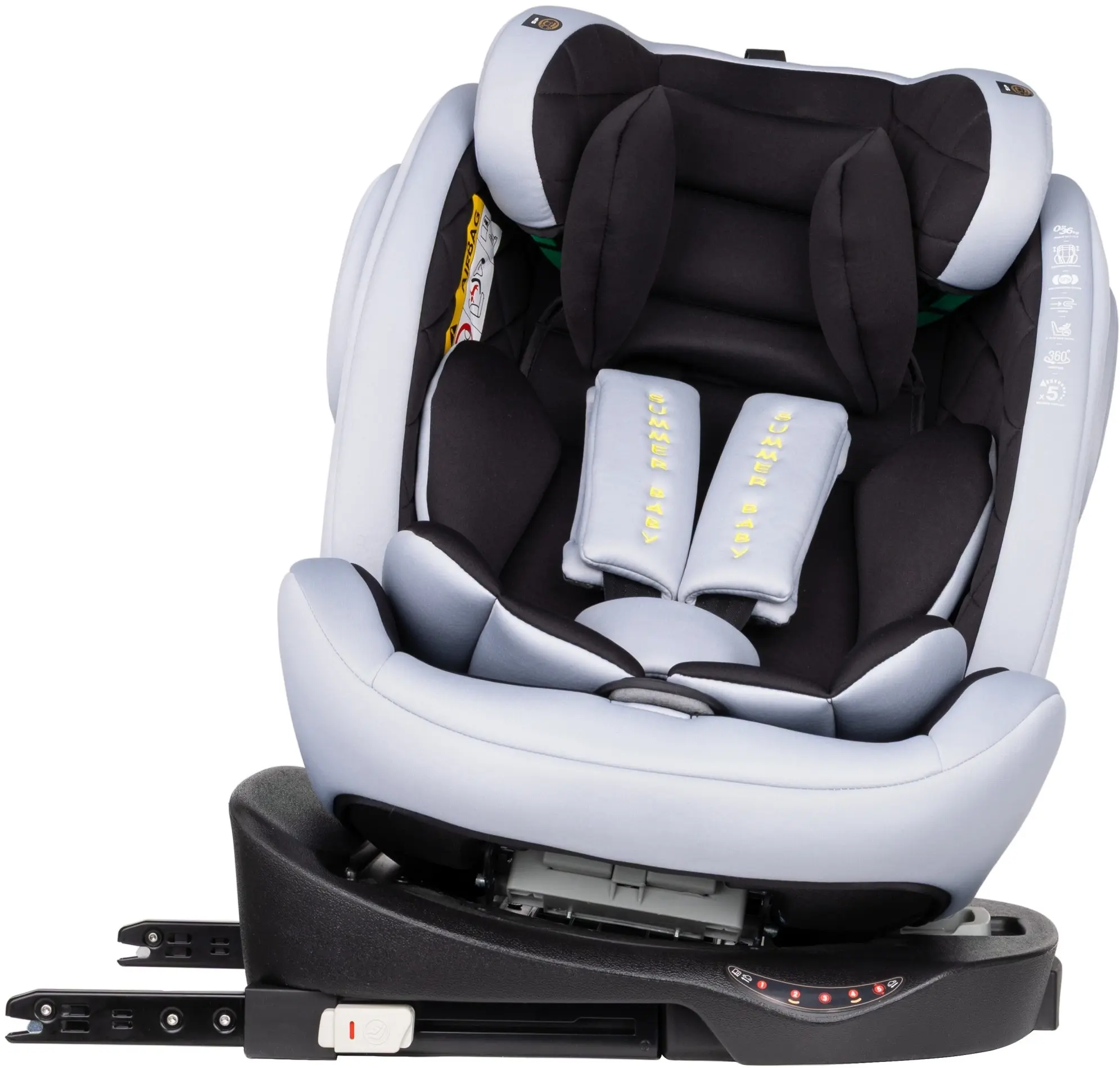 Scaun auto Summer Baby Ibiza (Grey/Black) - 4