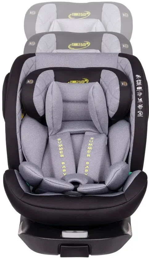 Scaun auto Summer Baby Ibiza (Grey/Black) - 4