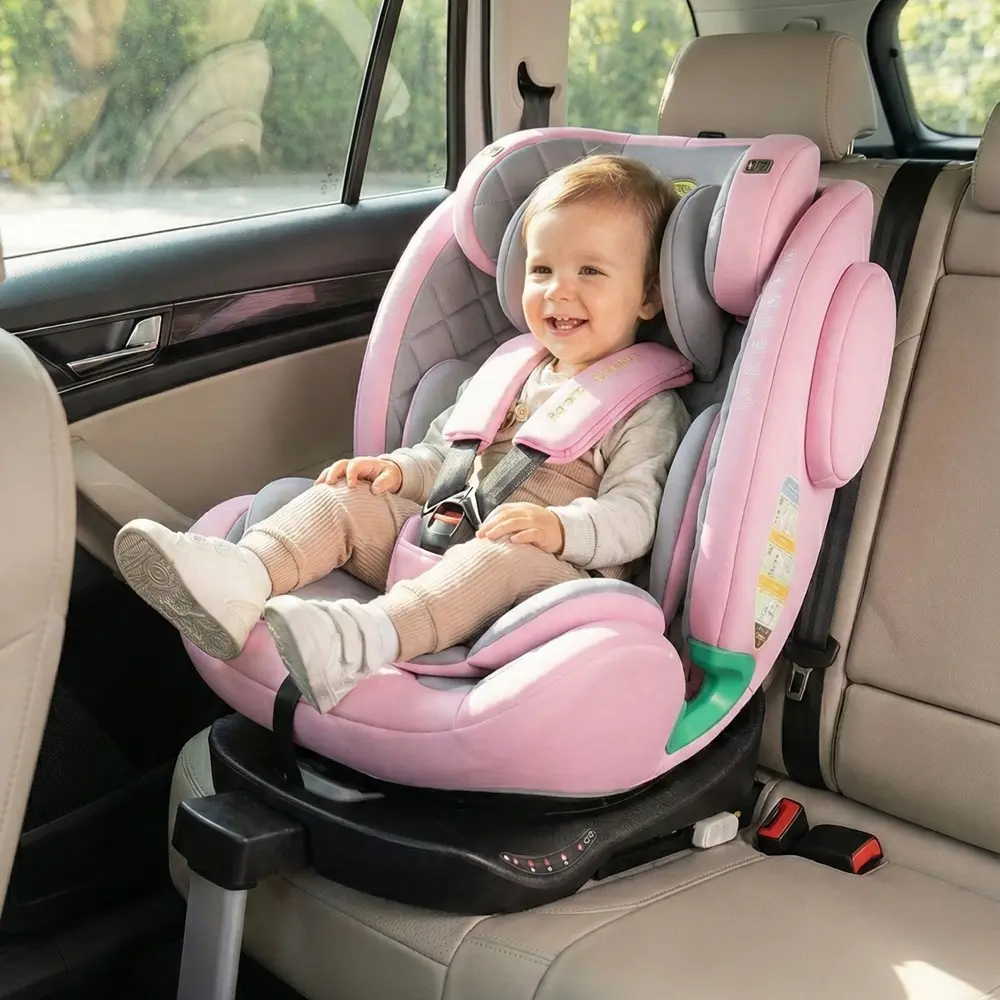 Scaun auto Summer Baby Ibiza (Grey/Pink) - 11